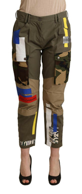 Dolce & Gabbana Green Military Cargo Trouser Cotton Pants -   -  Dolce & Gabbana.